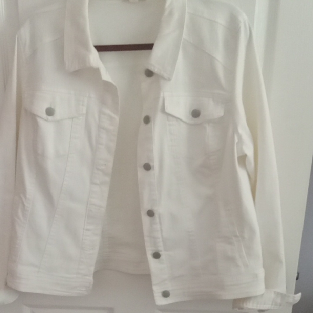 Westport White Jean Jacket